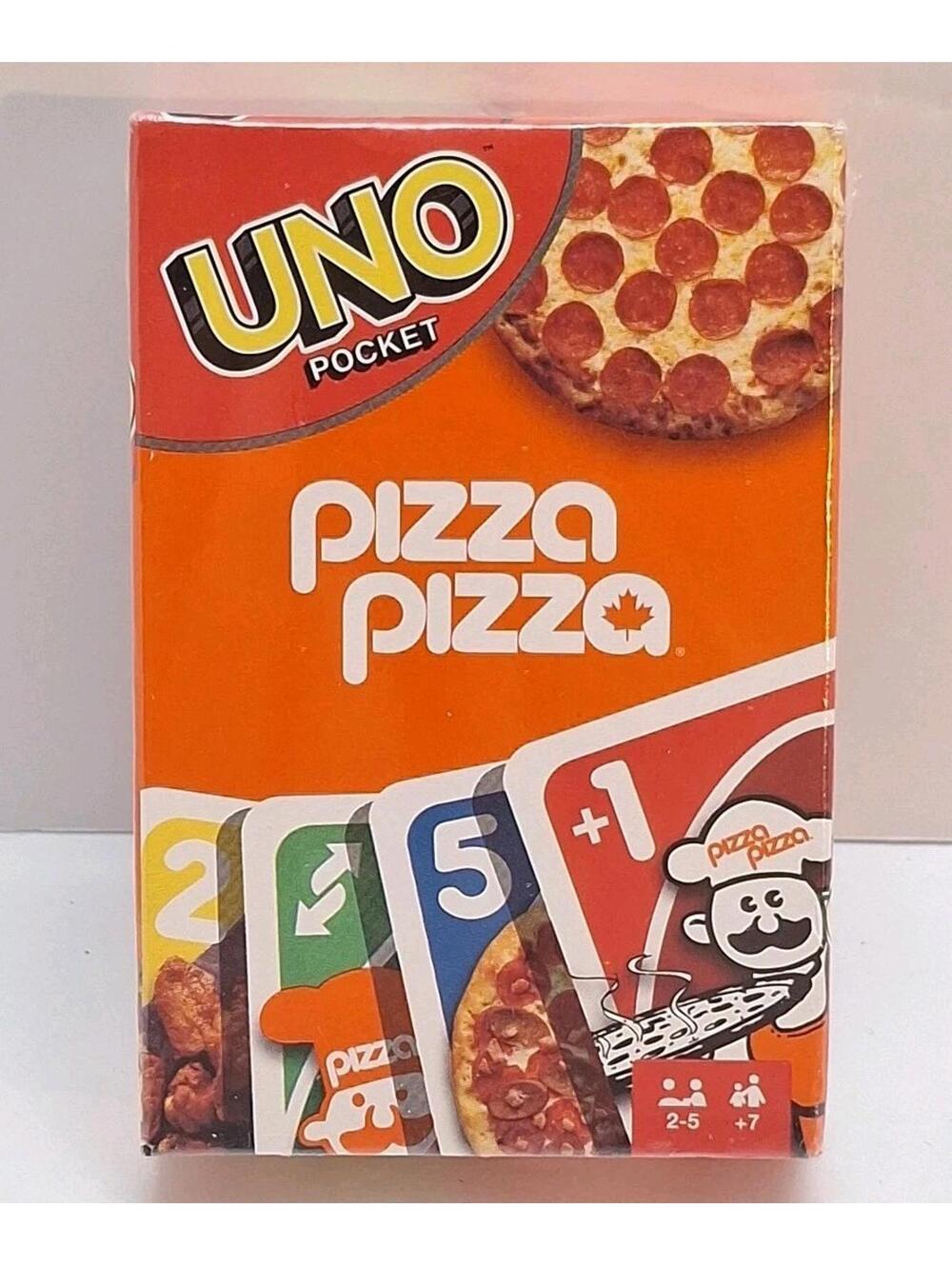 UNO Pocket Pizza Pizza Playing Cards Deck Brand New Sealed 2022